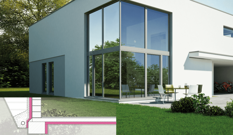 XPS Anwendungen - Dach, Bodenplatte und Perimeterdämmung